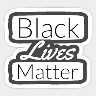 Black lives matter Sticker